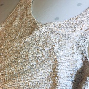 JCrew Sequined Tank Top